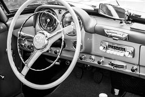 Mercedes-Benz 190SL Roadster interieur van Sjoerd van der Wal Fotografie