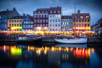 Nyhavn, Atmosphérique Copenhague, Danemark sur Evert Jan Luchies