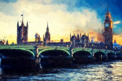 Westminster Bridge en klassiek Londen