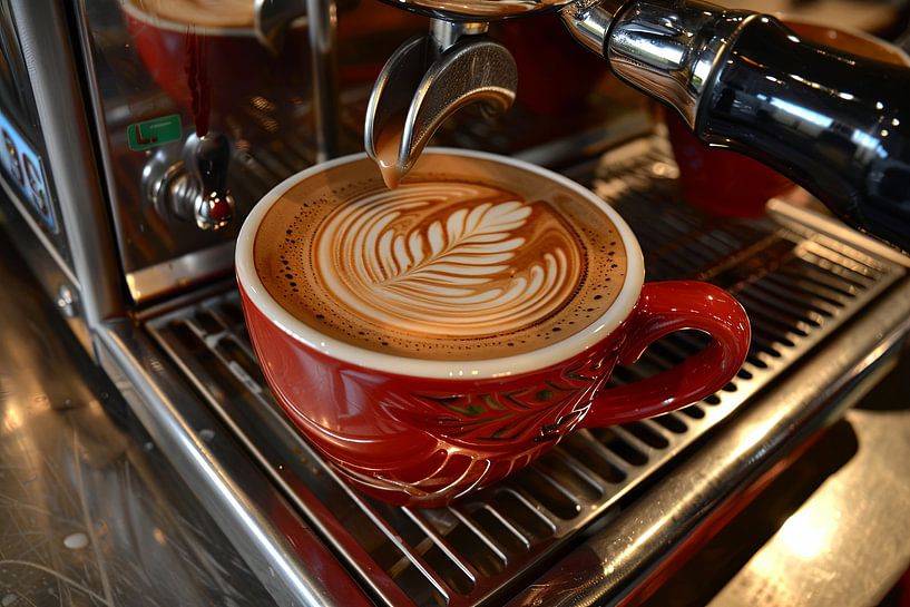 eine Tasse Kaffee oder Cappuccino von Egon Zitter