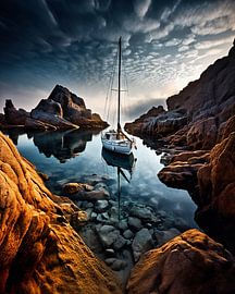 Boat in calm waters