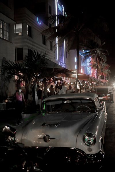 Miami Beach - Voitures anciennes à South Beach par t.ART