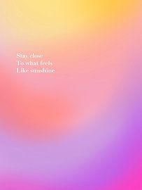 Skandinavischer Pastelldruck für Wohnzimmer oder Schlafzimmer von Femke Bender