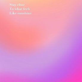 Skandinavischer Pastelldruck für Wohnzimmer oder Schlafzimmer von Femke Bender