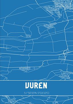 Blueprint | Carte | Vuren (Gueldre) sur Rezona