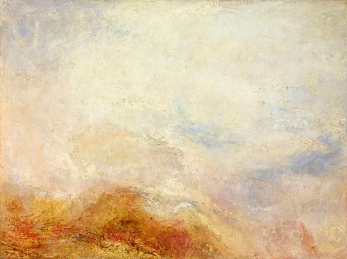 Een bergscène, Val d'Aosta, William Turner
