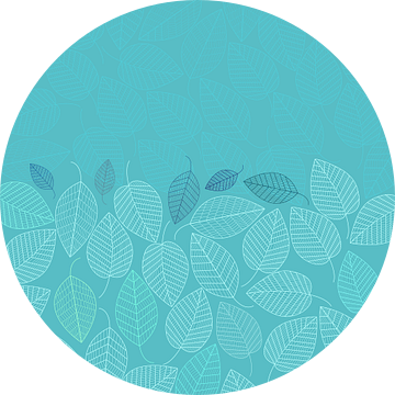 LEAVES ENSEMBLE TURQUOISE