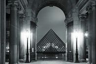 Glaspyramide am Louvre Museum von Markus Lange Miniaturansicht