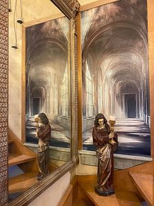 Verlassener Korridor im Palast