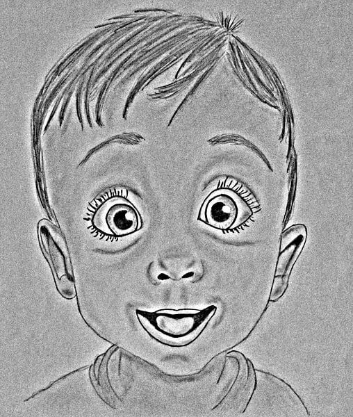 Petit garçon joyeux par Jose Lok