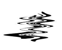 art numérique abstrait noir et blanc