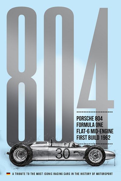 Porsche 804 F1 Tribute by Theodor Decker