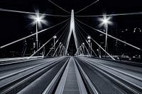 Earsmus bridge in Black and White