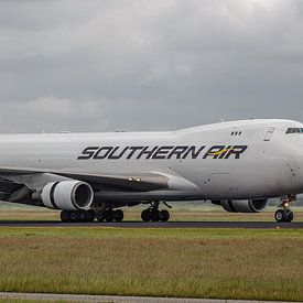 Southern Air Boeing 747-400F freighter. by Jaap van den Berg