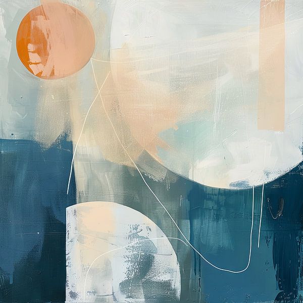 Abstract Geometric Painting by Poster Art Shop