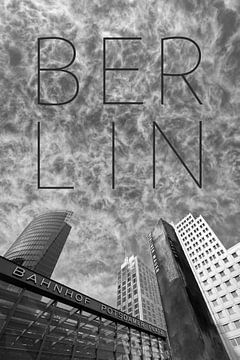 BERLIN Potsdamer Platz | Text & Skyline von Melanie Viola