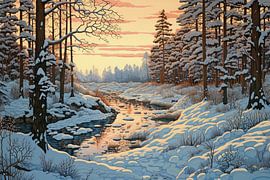 Winter Forest, season by Ariadna de Raadt-Goldberg