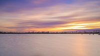 Zonsondergang Maasplassen bij Thorn