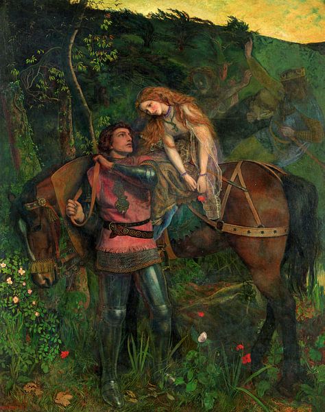 Arthur Hughes,De mooie dame zonder medelijden van finemasterpiece