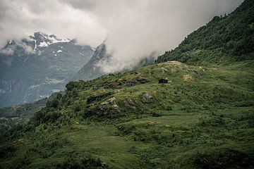 Verlassenes Dorf in Norwegen | Geiranger Fjord von Sander Spreeuwenberg