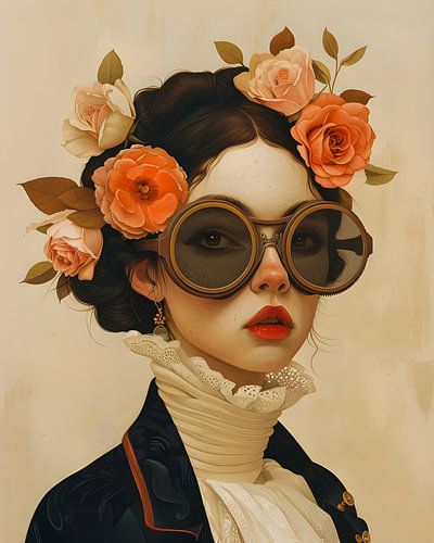 Vintage vibe portrait by But First Framing