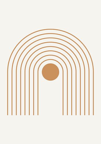 Retro 1920 vintage geometrische vorm in Bauhaus-stijl 1