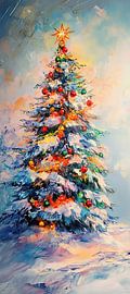 Colourful Christmas Decorations by Wonderful Art