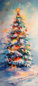 Bunte Weihnachtsdekoration
