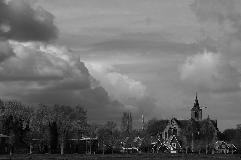 Large Church of Edam by Charlotte de Boer