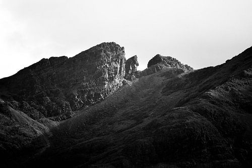 Mountain peak on Isle of Skye by Skyler Muller