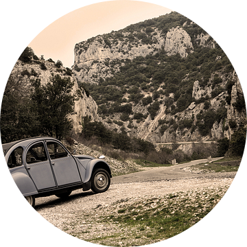 2CV in de franse bergen van Martijn Bravenboer