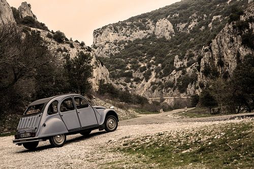 2CV in de franse bergen
