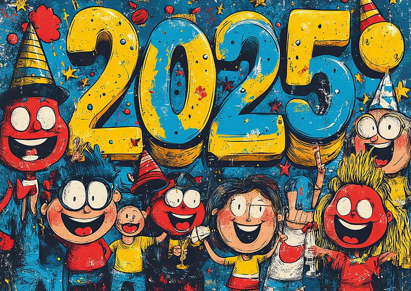 Neues Jahr 2025 von crack head