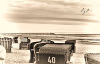 Beach chairs on Usedom