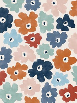Fiësta met bloemen van Elena Ristova