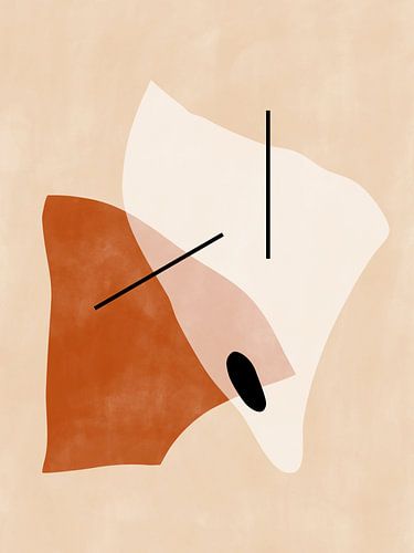 Geometric Shapes In Earthy Tones