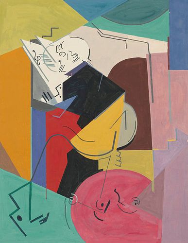 Albert Gleizes - Study for a portrait of Florent Schmitt (1915)