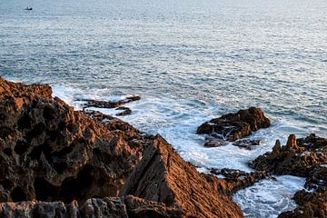 Cliffs at Boca do Inferno, Cascaïs, Portugal by Mattanja Anouk