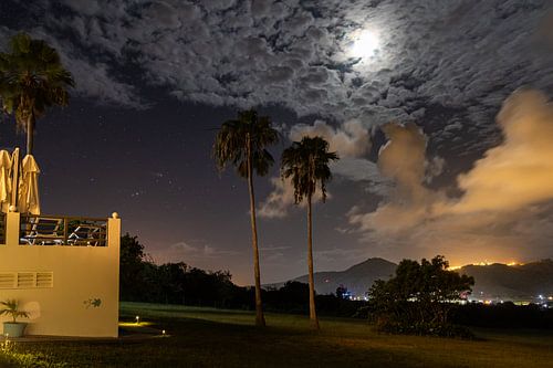 Moon with stars Sint Eustatius