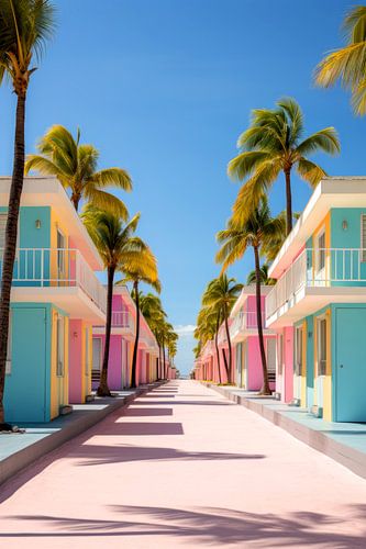 Art Deco Huisjes aan de Atlantische Kust