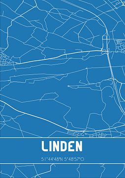 Blueprint | Map | Linden (North Brabant) by Rezona