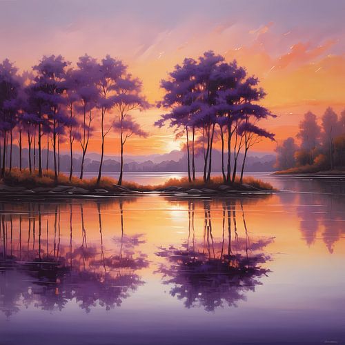 Sereniteit's Zonsondergang omhelzing