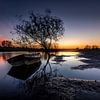 Sunset in Betuwe by Jacques Jullens