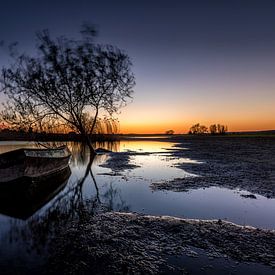 Sunset in Betuwe by Jacques Jullens