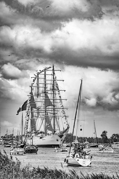 Segeln Sie Amsterdam 2025 Nordseekanal während Sail-in. von Ron van der Stappen