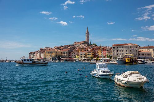 Port of Rovinj in Croatia