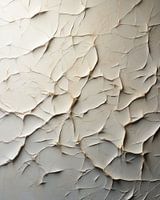 Abstrakte Wabi-Sabi-Struktur in Weiß