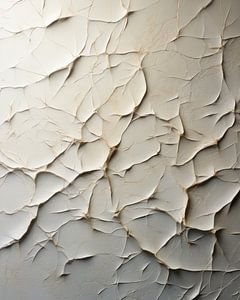 Abstrakte Wabi-Sabi-Struktur in Weiß
