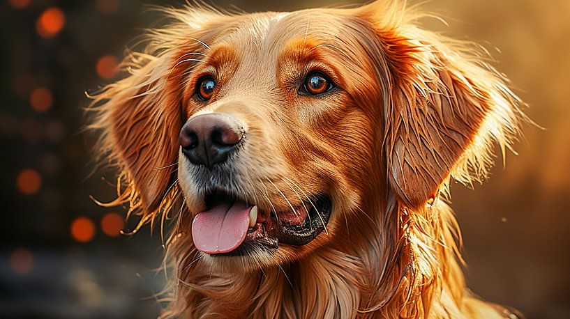 Der Golden Retriever im Portrait von Animaflora PicsStock