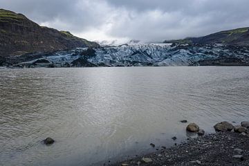 IJsland - Blauw ijs bij fjallsarlon gletsjerlagune gletsjerlagune van adventure-photos